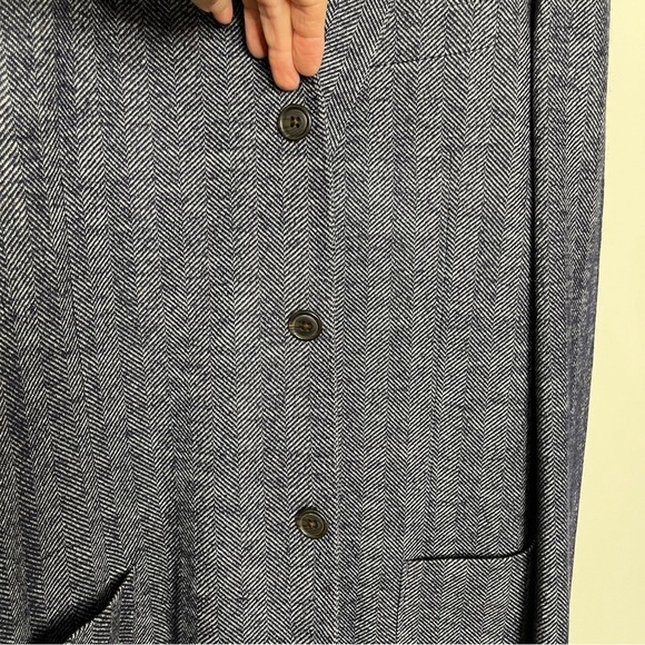 Men’s ammeci Herringbone Tweed Jacket Sports Coat Italy preppy wedding - Picture 6 of 16
